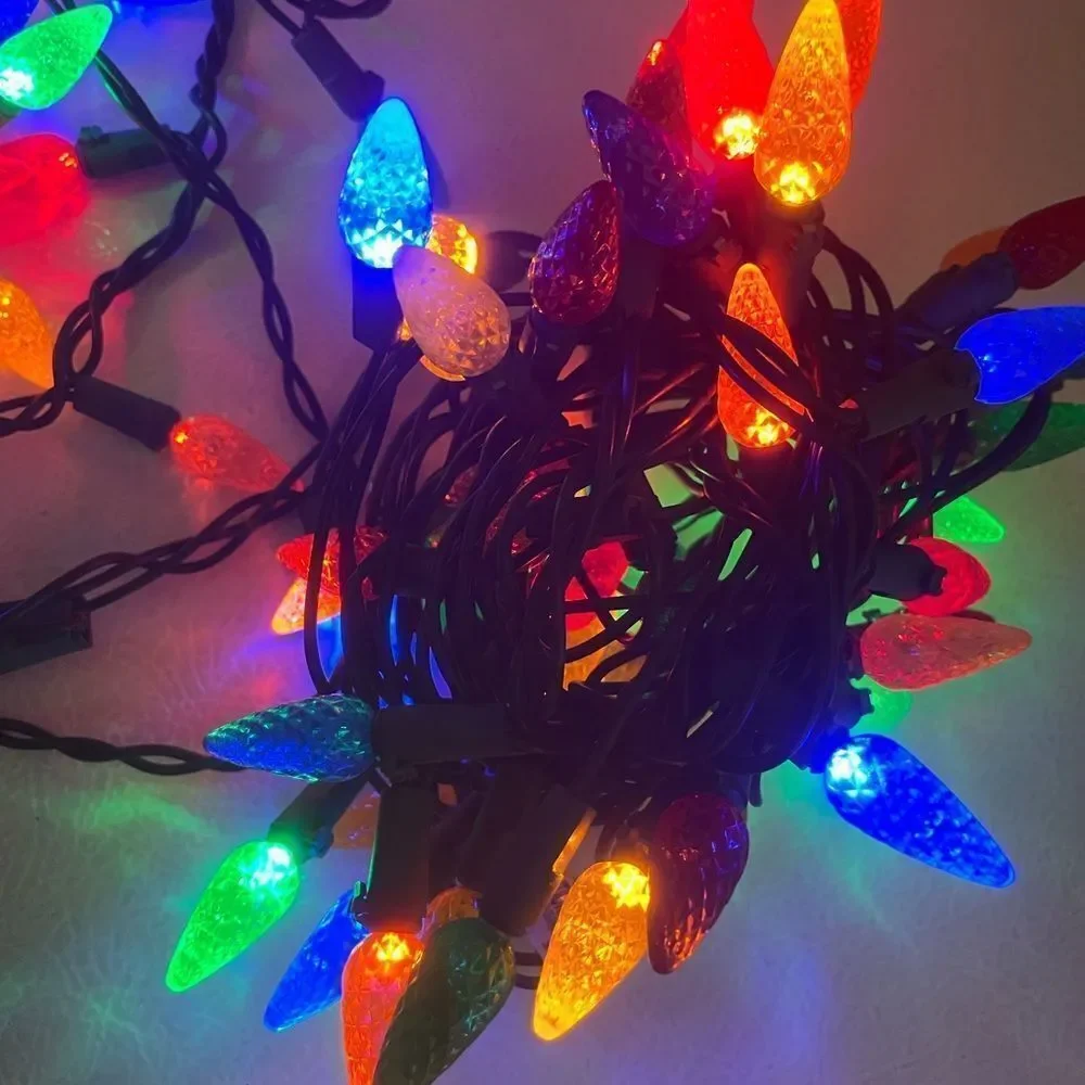 Vintage Christmas Tree string Lights READ